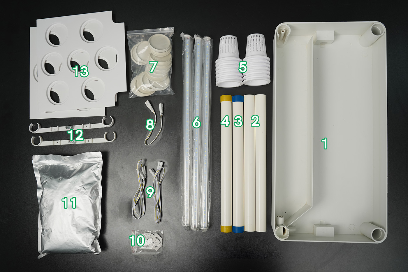 Secondary grow container box